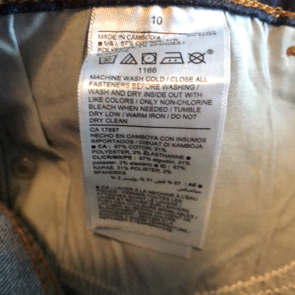 Old Navy High Rise Pop Skinny Jeans Size 10 - Picture 3 of 5